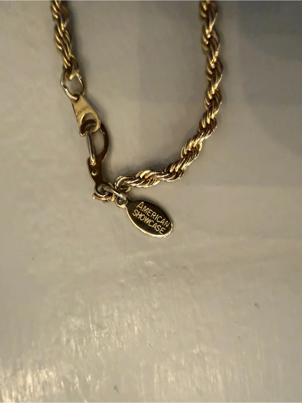 Gold-Tone Twisted Rope Necklace - Women's Jewelry